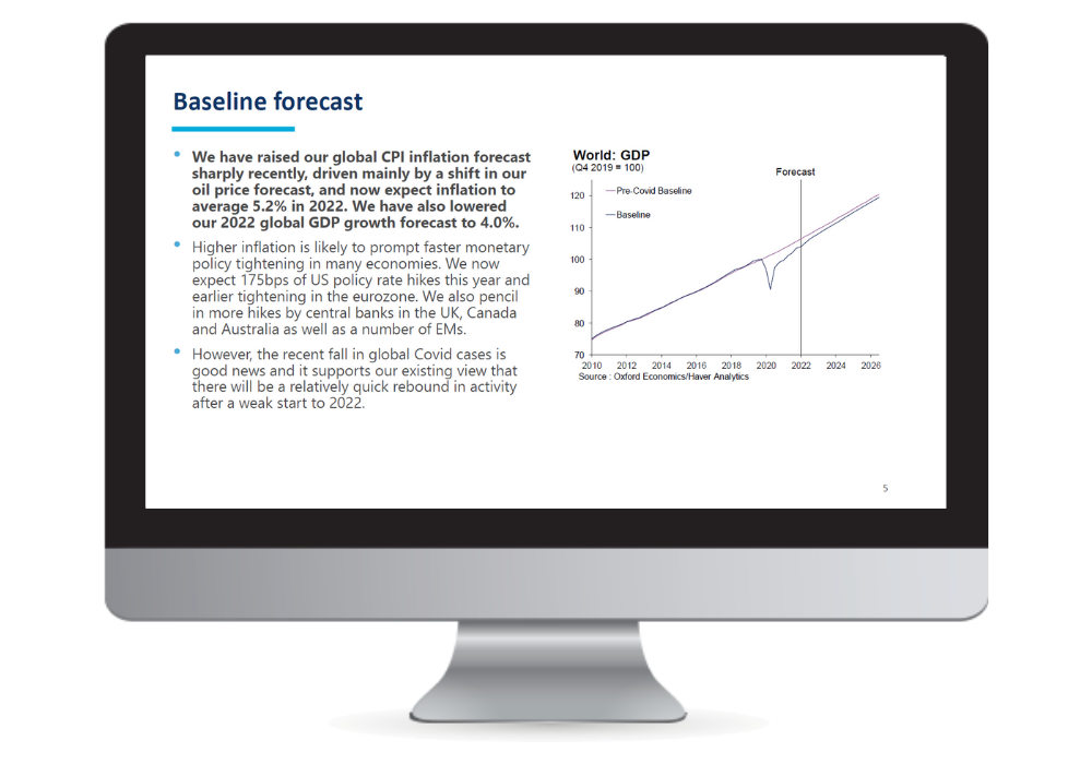 Baseline forecast world gdp - Desktop