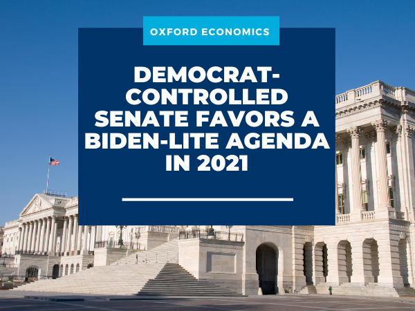 Democrat-controlled Senate favors a Biden-lite agenda in 2021