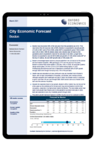 City Economic Forecast - Boston March 2021 - iPad