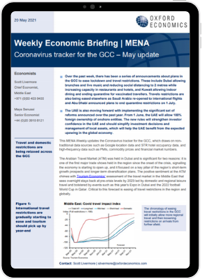 MENA | Coronavirus tracker for the GCC – May update | Oxford Economics