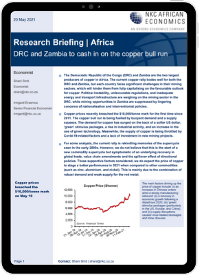 DRC and Zambia to cash in on the copper bull run