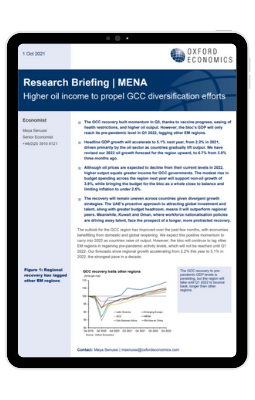 MENA | Higher oil income to propel GCC diversification efforts | Oxford ...