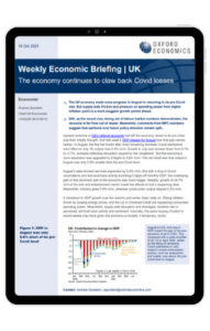 UK | The economy continues to claw back Covid losses