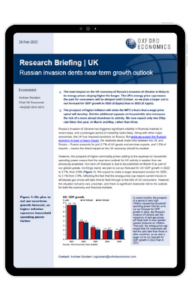 United Kingdom | Russian invasion dents near-term growth outlook