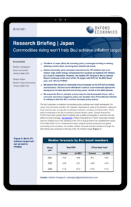 Japan | Commodities rising won’t help BoJ achieve inflation target