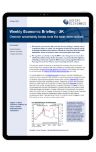 United Kingdom | Omicron uncertainty looms over the near-term outlook