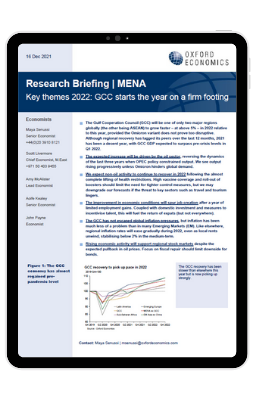 MENA Key themes 2022: GCC starts the year on a firm footing | Oxford ...