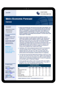 Metro Economic Forecast Denver June 2021 - iPad