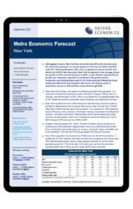 Metro Economic Forecast New York September 2021 - iPad