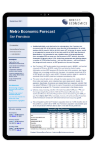 Metro Economic Forecast San Francisco September 2021 - iPad