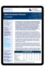 Research brifing for us city forecast losangeles