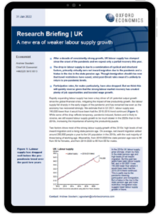 United Kingdom | A new era of weaker labour supply growth