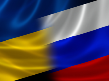 Russia-Ukraine flag