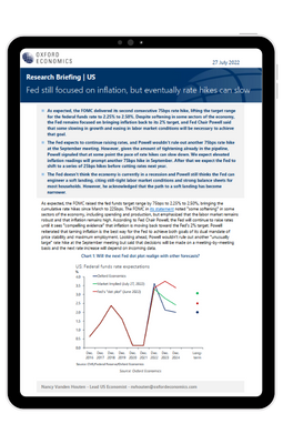 US Fed still focused on inflation, but eventually rate hikes can slow ...