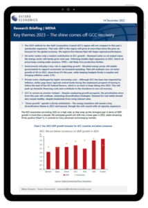 MENA Key themes 2023: The GCC economies ended 2022 on a high note ...