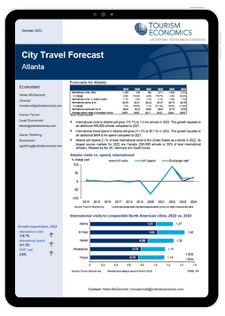 atlanta travel forecast