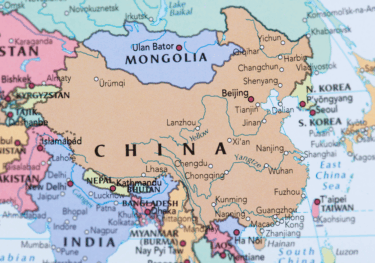 China asia map