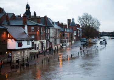 Flooding in York, UK