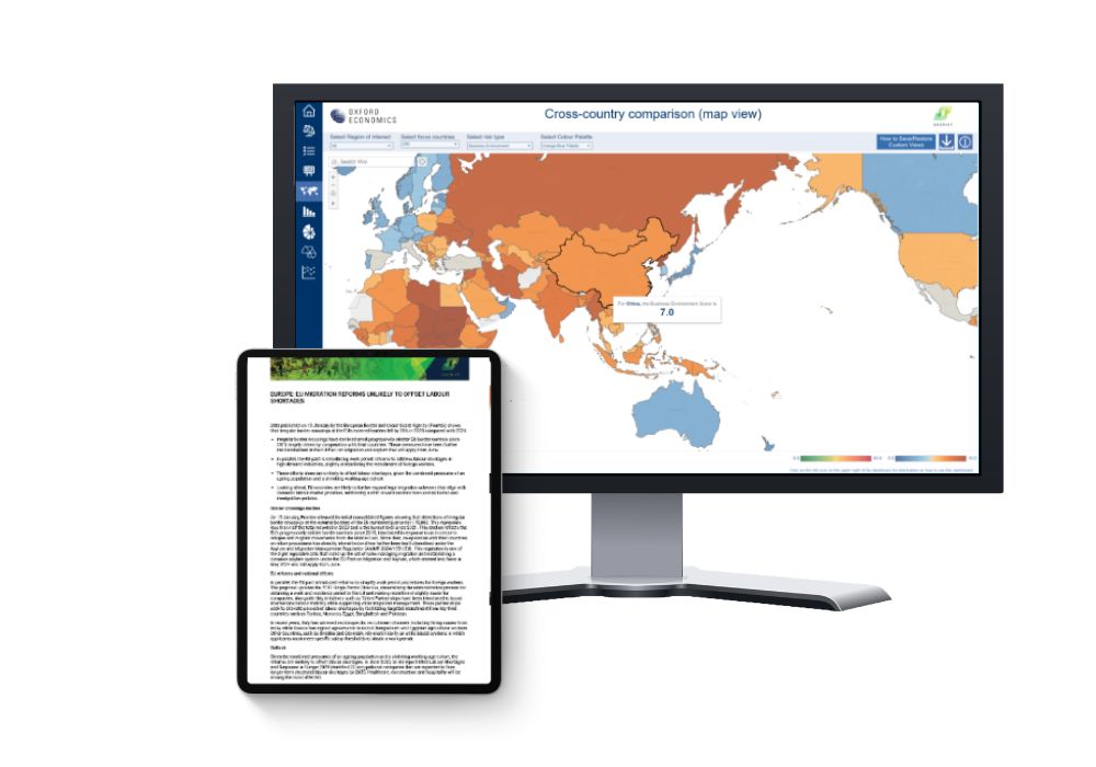 Geopolitical analysis dashboard