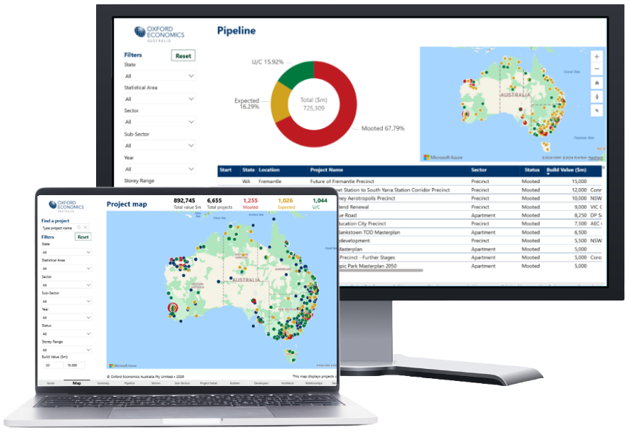 ANZ Live building project database and competitor intelligence