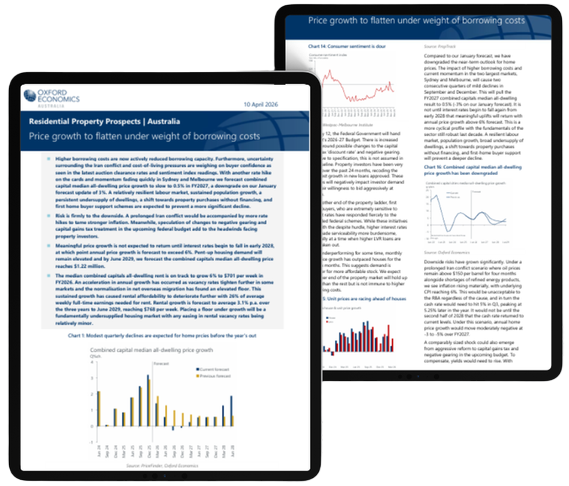 Living sector reports and analysis dashboard